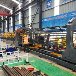 數控鋼筋籠滾焊機